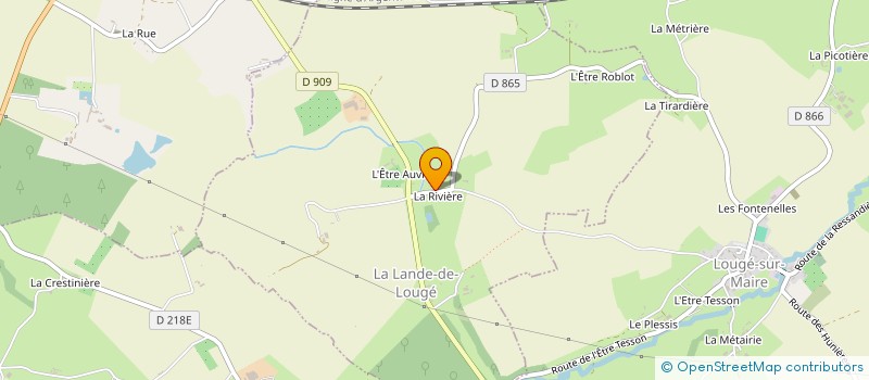 localisation de l'entreprise MONSIEUR GILBERT BUSE à LA LANDE-DE-LOUGE