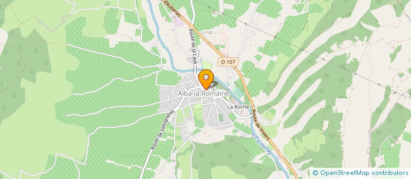 localisation de l'entreprise MONSIEUR GILBERT CABROL à ALBA-LA-ROMAINE