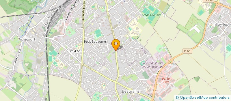 localisation de l'entreprise MONSIEUR GILBERT CAILLIEREZ  BEAURAINS