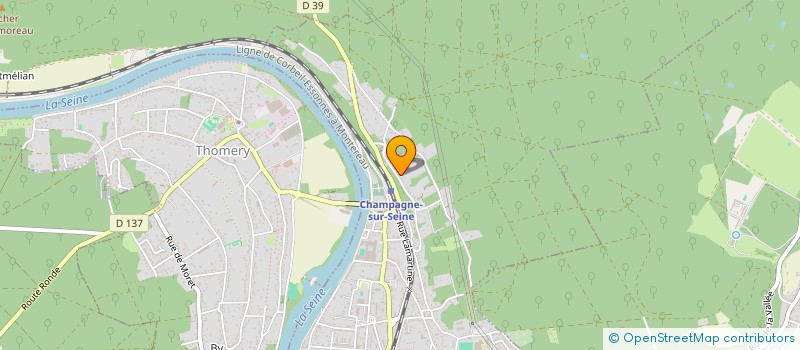 localisation de l'entreprise MONSIEUR GILBERT CAMILE  CHAMPAGNE SUR SEINE