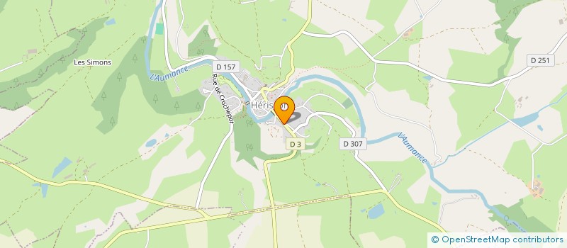 localisation de l'entreprise MONSIEUR GILBERT CAMPO  HERISSON