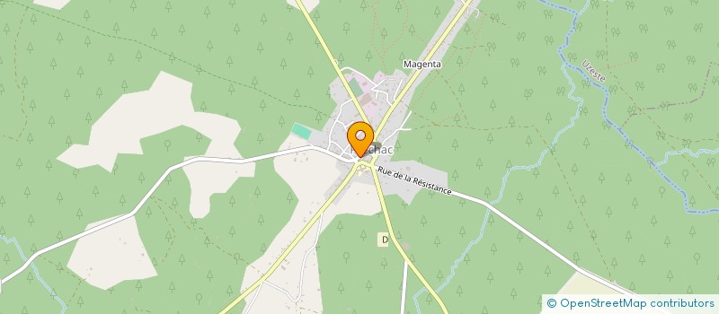 localisation de l'entreprise MONSIEUR GILBERT CARDOUAT  PRECHAC