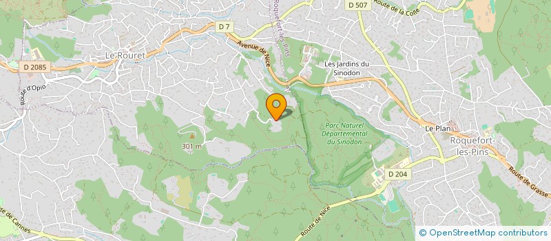 localisation de l'entreprise MONSIEUR GILBERT CARLINO  LE ROURET