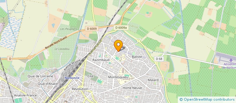 localisation de l'entreprise MONSIEUR GILBERT CARRUESCO  NARBONNE