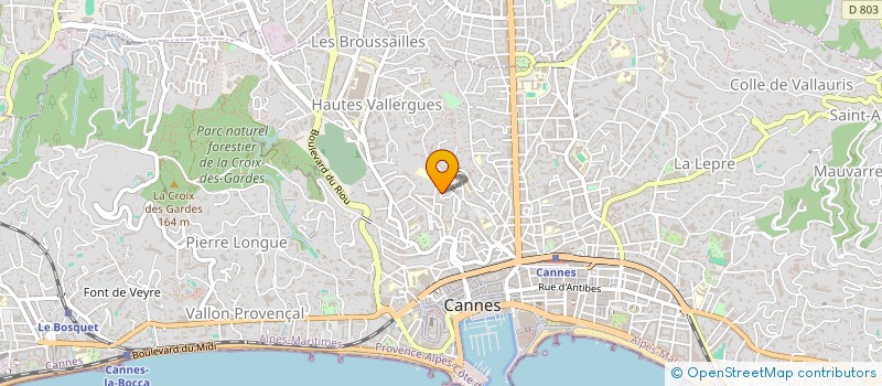 localisation de l'entreprise MONSIEUR GILBERT CASSAR à CANNES