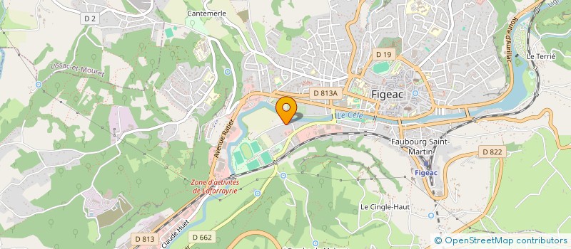 localisation de l'entreprise MONSIEUR GILBERT CASTANIE  BEDUER