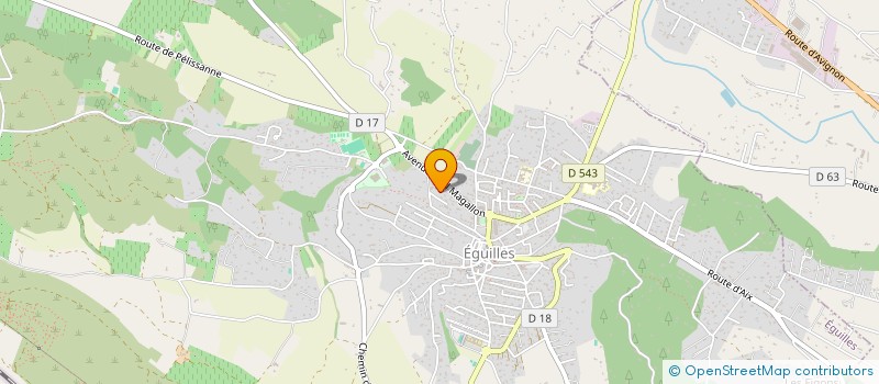 localisation de l'entreprise MONSIEUR GILBERT CASTANIER  EGUILLES