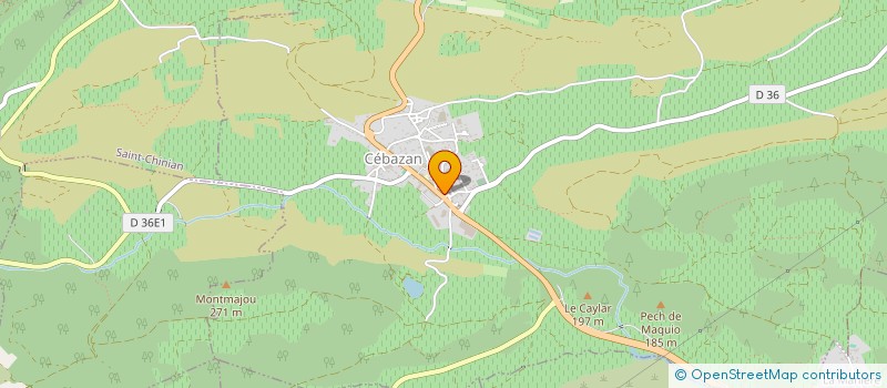 localisation de l'entreprise MONSIEUR GILBERT CATHALA  BABEAU-BOULDOUX