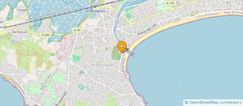 localisation de l'entreprise MONSIEUR GILBERT CHANTOISEAU  LE POULIGUEN