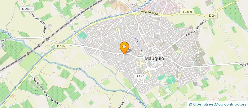 localisation de l'entreprise MONSIEUR GILBERT CHAUDESAIGUES  MAUGUIO