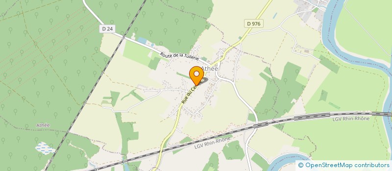 localisation de l'entreprise MONSIEUR GILBERT CHAUVEAU  ATHEE