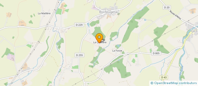 localisation de l'entreprise MONSIEUR GILBERT CHAUVEL à ATHIS-VAL DE ROUVRE