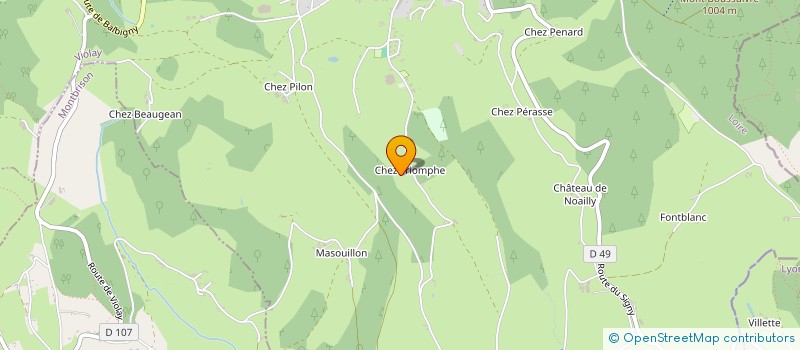 localisation de l'entreprise MONSIEUR GILBERT CHAVEROT  VIOLAY