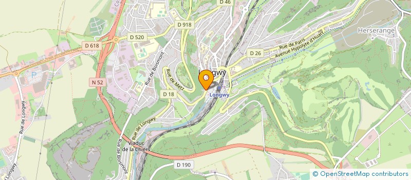 localisation de l'entreprise MONSIEUR GILBERT CHENOT à LONGWY