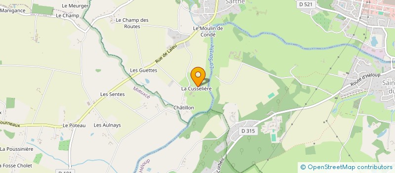 localisation de l'entreprise MONSIEUR GILBERT CHESNOT à CONDE-SUR-SARTHE