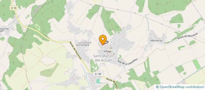 localisation de l'entreprise MONSIEUR GILBERT CHEVROLAT  SAINT-USUGE