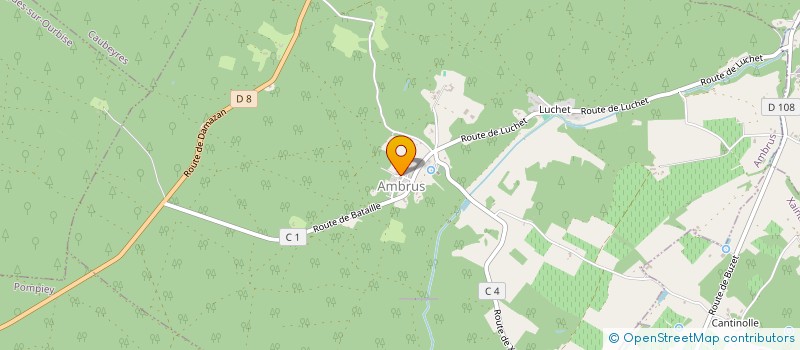 localisation de l'entreprise MONSIEUR GILBERT CHINI  MONHEURT