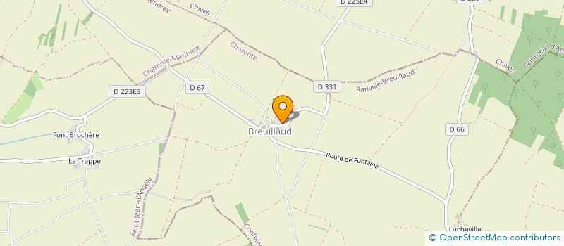 localisation de l'entreprise MONSIEUR GILBERT CLERGEAU à LIGNE