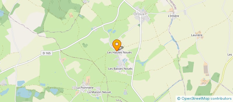 localisation de l'entreprise MONSIEUR GILBERT COLLON  OROUX