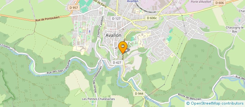localisation de l'entreprise MONSIEUR GILBERT COLLOWALD à AVALLON