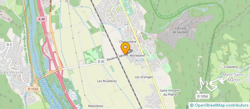 localisation de l'entreprise MONSIEUR GILBERT CORREARD  VOREPPE