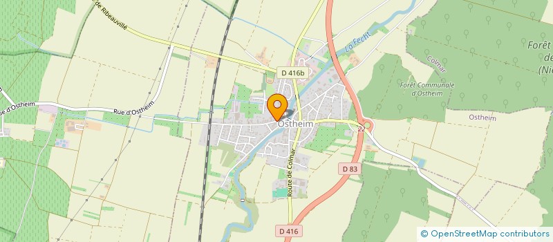 localisation de l'entreprise MONSIEUR GILBERT COTTEL  OSTHEIM