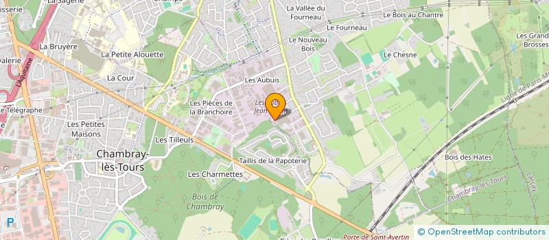 localisation de l'entreprise MONSIEUR GILBERT COUDRAIS  SAINT-AVERTIN