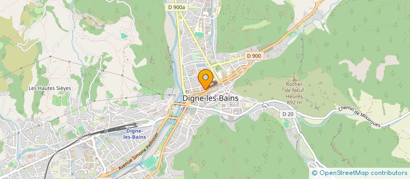 localisation de l'entreprise MONSIEUR GILBERT COULON à DIGNE-LES-BAINS