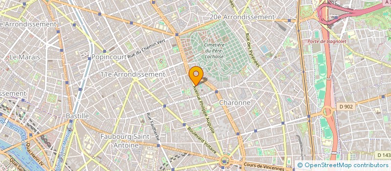 localisation de l'entreprise MONSIEUR GILBERT COURTEILLE à PARIS