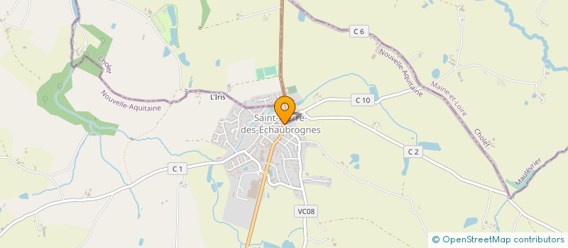 localisation de l'entreprise MONSIEUR GILBERT COUSSEAU  SAINT-PIERRE-DES-ECHAUBROGNES