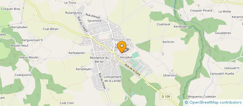 localisation de l'entreprise MONSIEUR GILBERT CREIGNOU à MORLAIX