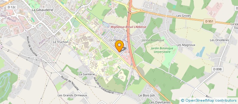 localisation de l'entreprise MONSIEUR GILBERT CROSNIER à POITIERS