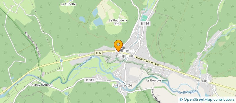 localisation de l'entreprise MONSIEUR GILBERT CUNEY à RADDON-ET-CHAPENDU
