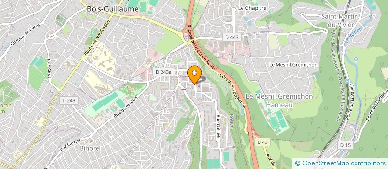 localisation de l'entreprise MONSIEUR GILBERT DAGO à ROUEN