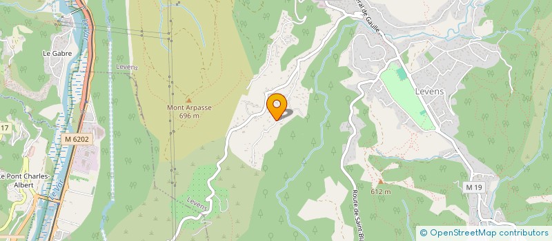 localisation de l'entreprise MONSIEUR GILBERT DAISSEMIN  LEVENS