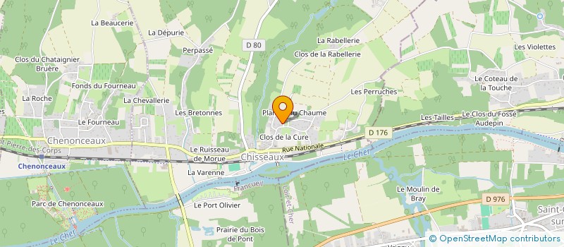 localisation de l'entreprise MONSIEUR GILBERT DARGENT  CHISSEAUX