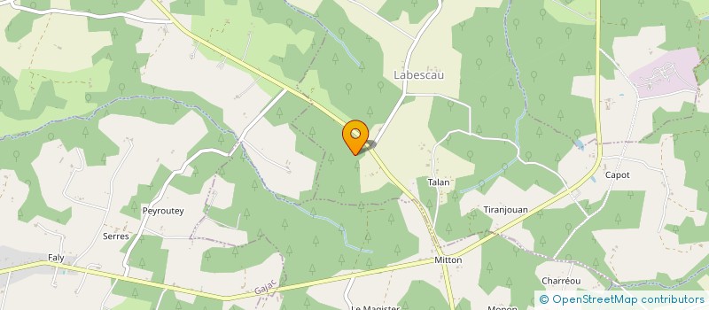 localisation de l'entreprise MONSIEUR GILBERT DAUBA  LABESCAU