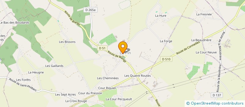 localisation de l'entreprise MONSIEUR GILBERT DAUFRESNE  FUMICHON