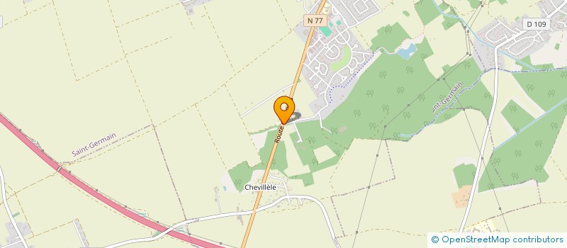 localisation de l'entreprise MONSIEUR GILBERT DE WREEDE  SAINT-GERMAIN