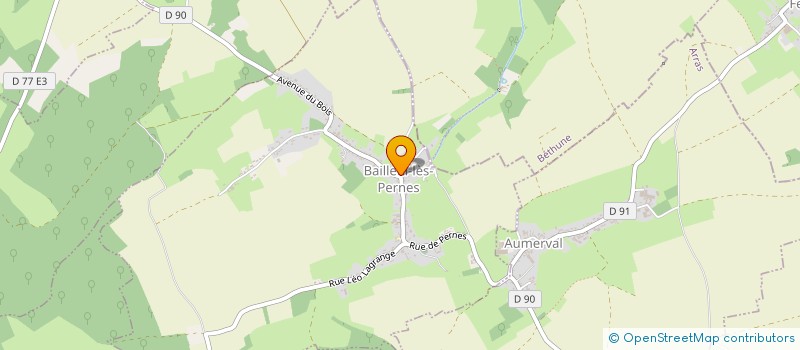 localisation de l'entreprise MONSIEUR GILBERT DELAHAYE  BAILLEUL-LES-PERNES