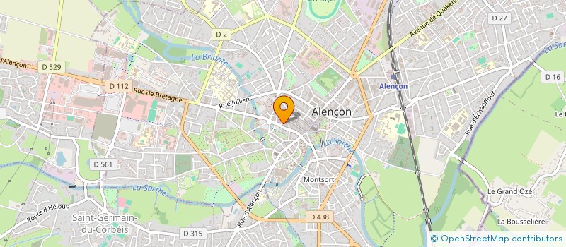 localisation de l'entreprise MONSIEUR GILBERT DELAURIERE à ALENCON
