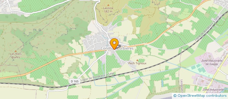 localisation de l'entreprise MONSIEUR GILBERT DELBOURG à CONILHAC-CORBIERES