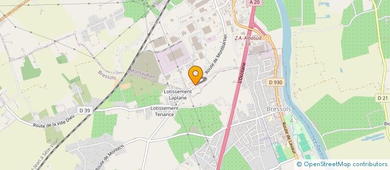 localisation de l'entreprise MONSIEUR GILBERT DELTIL  MONTAUBAN