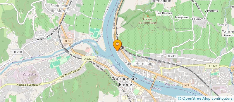 localisation de l'entreprise MONSIEUR GILBERT DESCORMES  TAIN-L'HERMITAGE