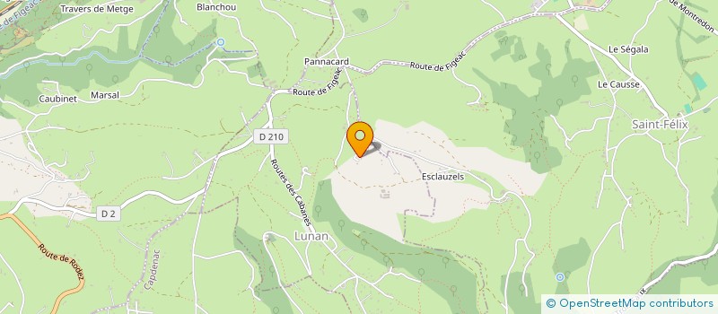 localisation de l'entreprise MONSIEUR GILBERT DESFIEUX  LUNAN