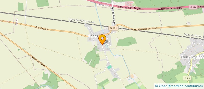 localisation de l'entreprise MONSIEUR GILBERT DEVEZE à COUCY-LES-EPPES