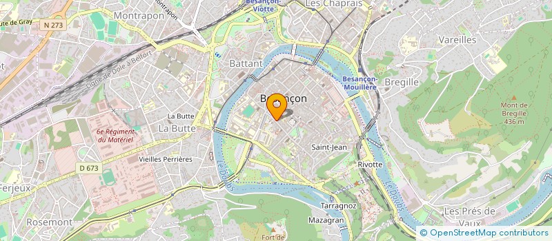 localisation de l'entreprise MONSIEUR GILBERT DIEBOLD à BESANCON