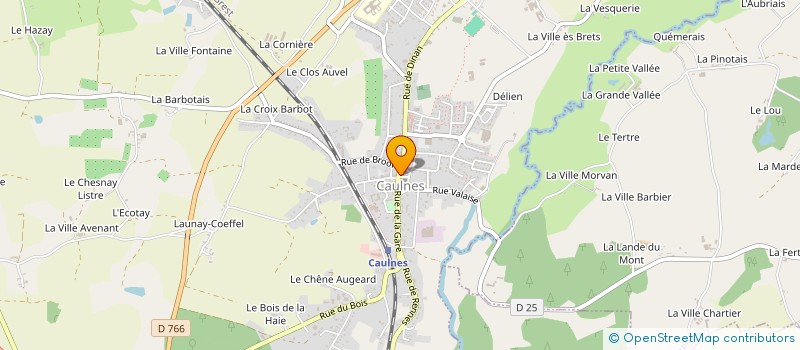 localisation de l'entreprise MONSIEUR GILBERT DIGNE à CAULNES