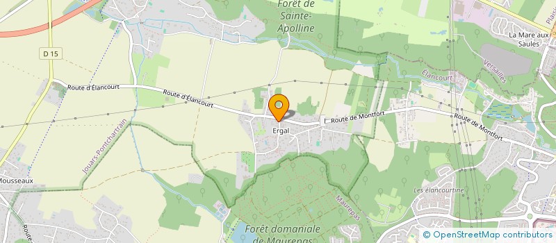 localisation de l'entreprise MONSIEUR GILBERT DROUELLE  JOUARS-PONTCHARTRAIN