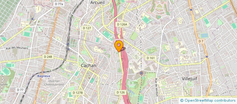 localisation de l'entreprise MONSIEUR GILBERT DROUILLETTE  CACHAN